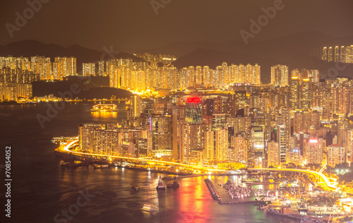 Hong Kong Skyline night