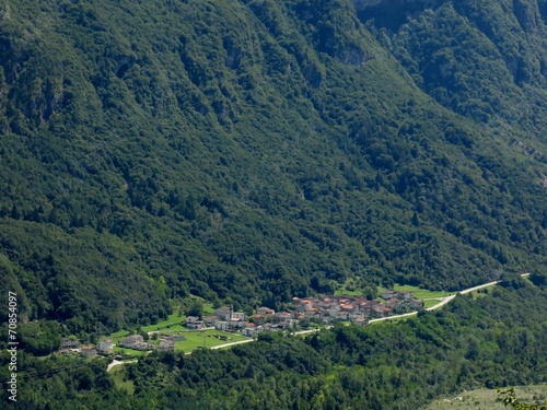Dogna Village Italy Aerial photo