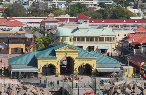 Cruise port. Basseterre, Saint Kitts and Nevis