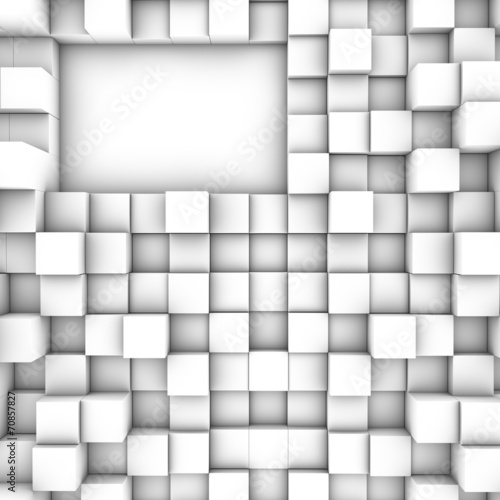 3D cubes background