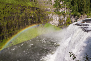 Fotobehang Natuurpark Upper Mesa watervallen Idaho  © wollertz
