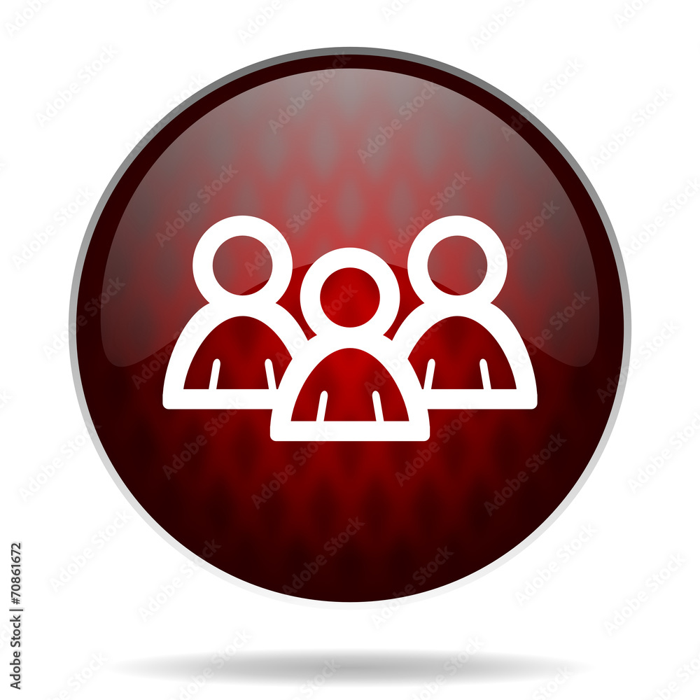 forum red glossy web icon on white background. forum red glossy web icon on white background.