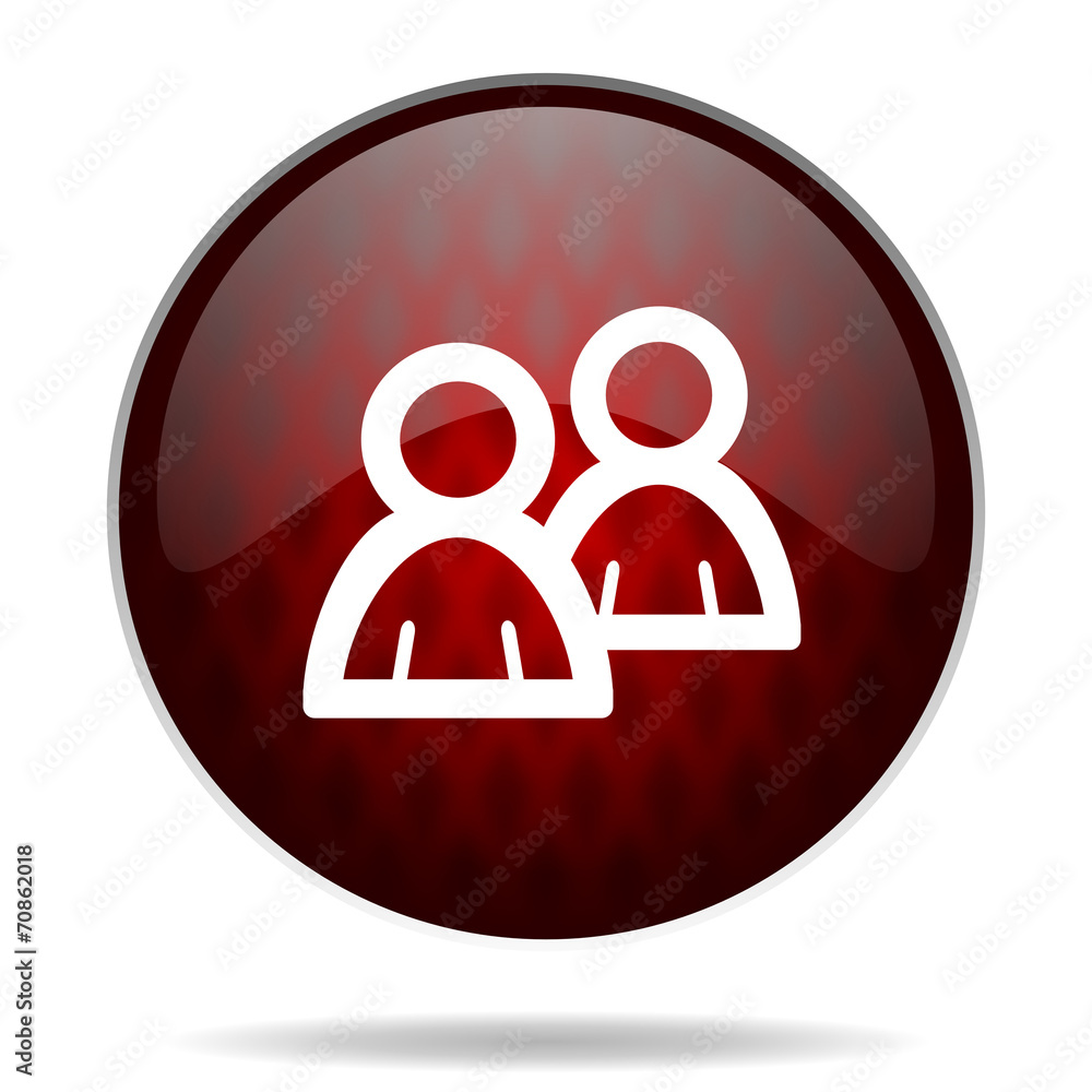 forum red glossy web icon on white background. forum red glossy web icon on white background.