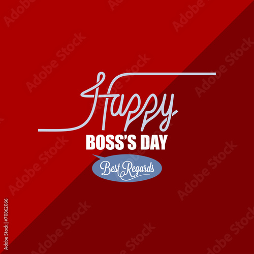 boss day vintage background