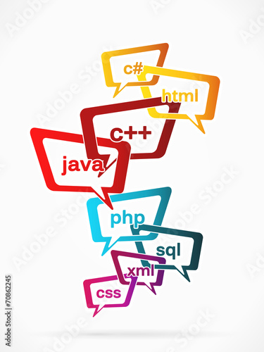 Internet programming concept illustration