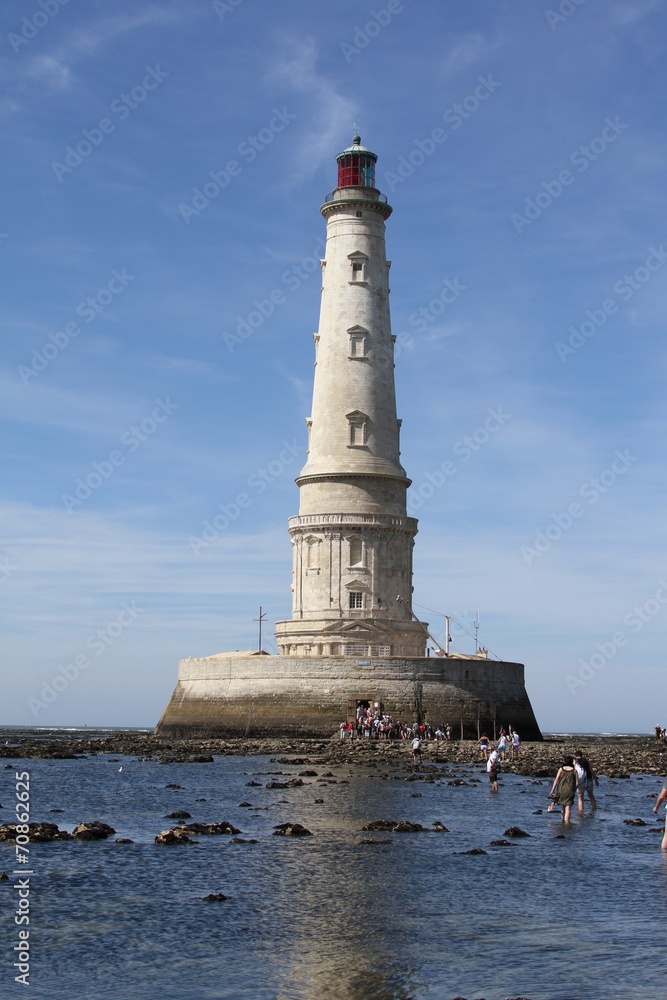 le phare de cordouan dans l'estuaire de la gironde