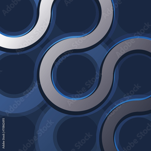 Circles And Curves - Abstract Background