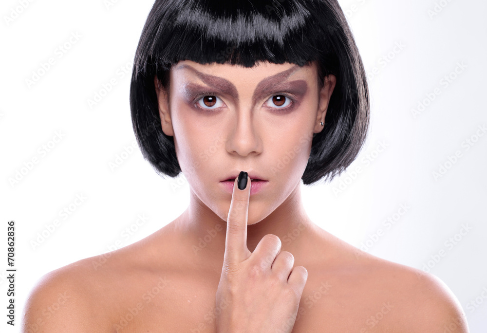 beautiful woman with beauty face skin and glamour makeup beautiful woman with beauty face skin and glamour makeup