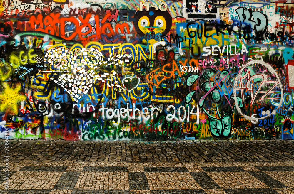 Naklejka premium Graffiti