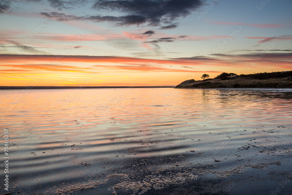 Fototapeta premium The Fleet Lagoon Dorset