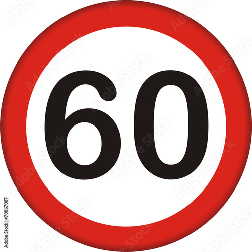 Verkehrszeichen  60
