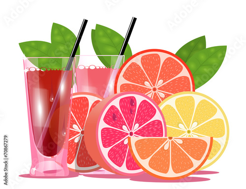 Orange cocktails