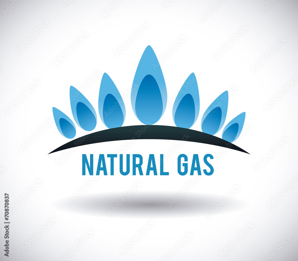 Obraz premium gas natural design