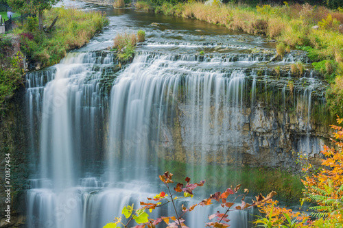 Schilderij op canvas Webster's falls in Hamilton. Ontario, Canada