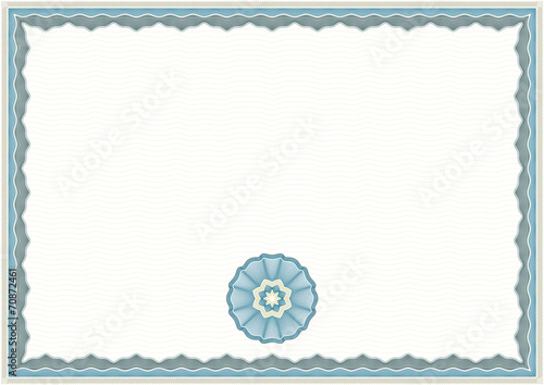 Guilloche Certificate Template