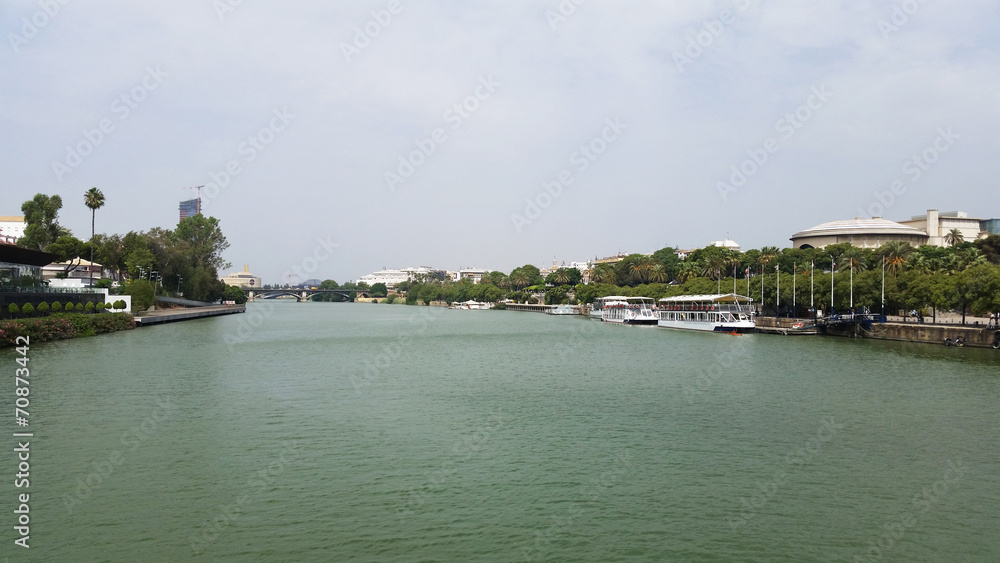 Obraz premium river of Seville Seville, Spain