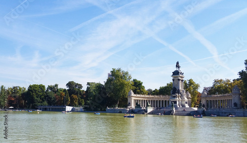 Park of the Pleasant Retreat in Madrid, Spain