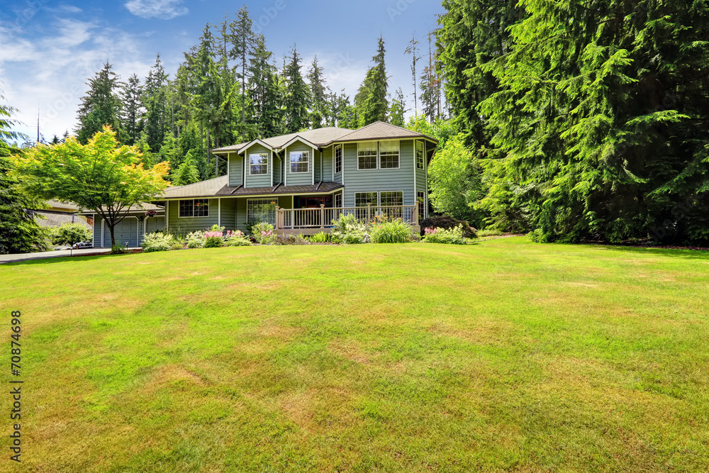 Luxury countryside house exterior Luxury countryside house exterior