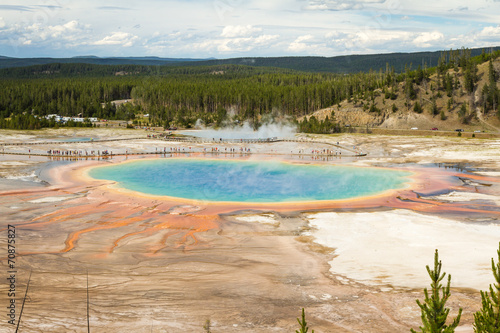 grand prismatic pool  yellowstone National park