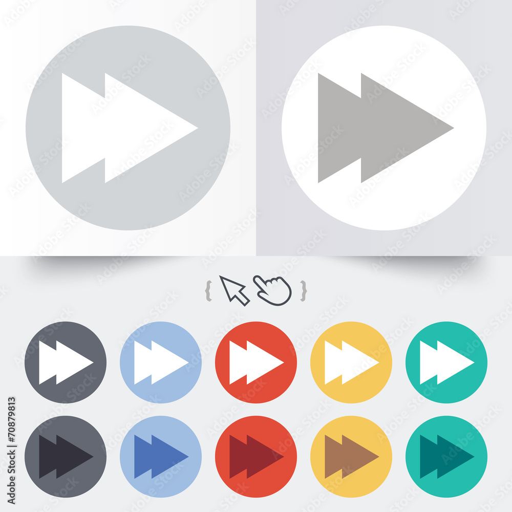Arrow sign icon. Next button. Navigation symbol Arrow sign icon. Next button. Navigation symbol
