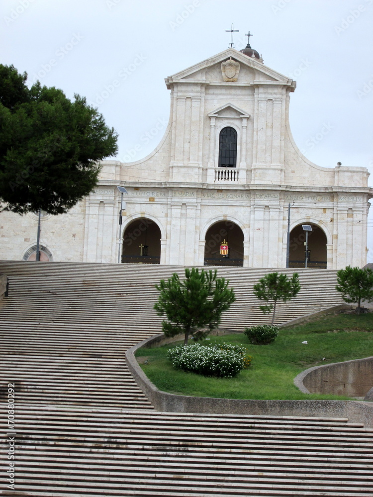 Cagliari salita al Santuario.
