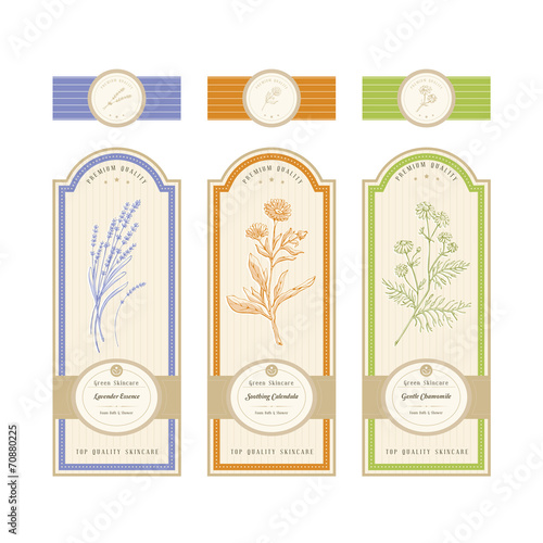 Skincare label product