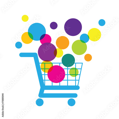 full supermarket cart