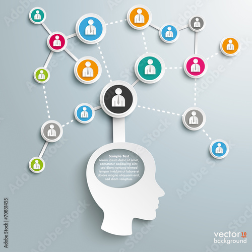 Business Networks Head Hole