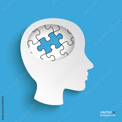 Big Head Blue Puzzle