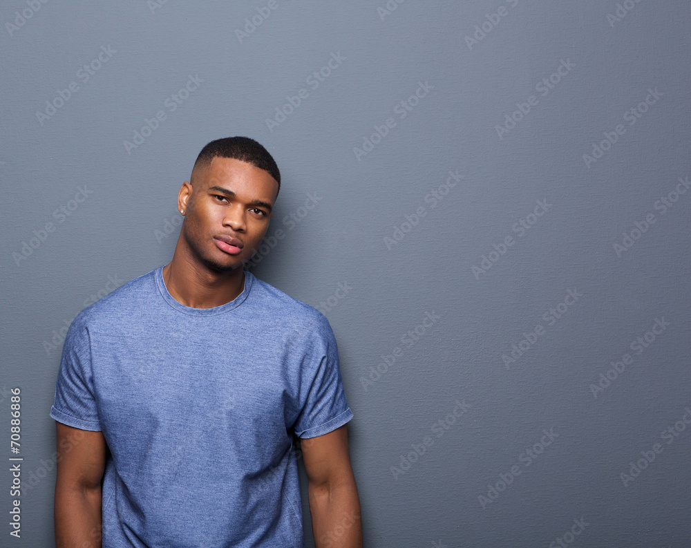 Portrait of an attractive african american man Portrait of an attractive african american man