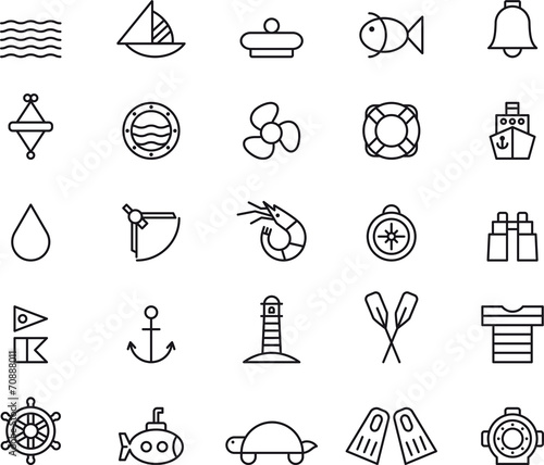 Marine icons