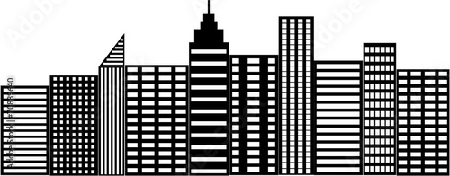 Silhouette of a city