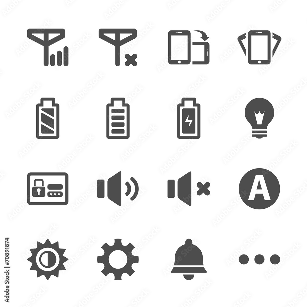 smart phone application icon set, vector eps10 smart phone application icon set, vector eps10