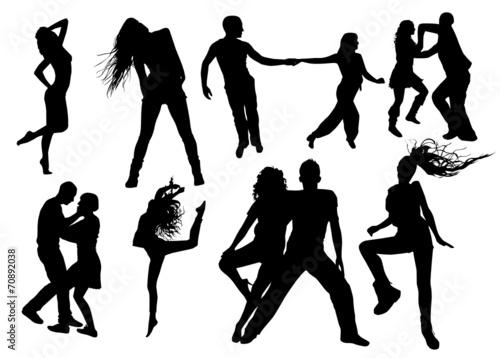 Dancers Silhouettes