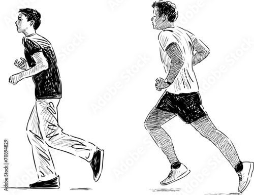 jogging boys