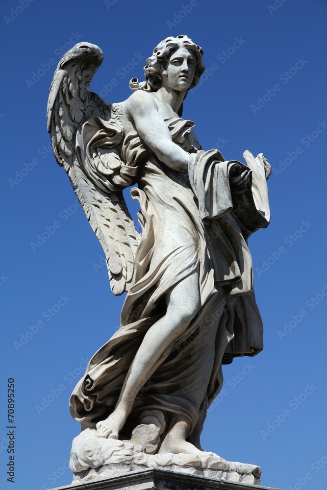 Obraz premium Rome sculpture - Ponte Sant Angelo