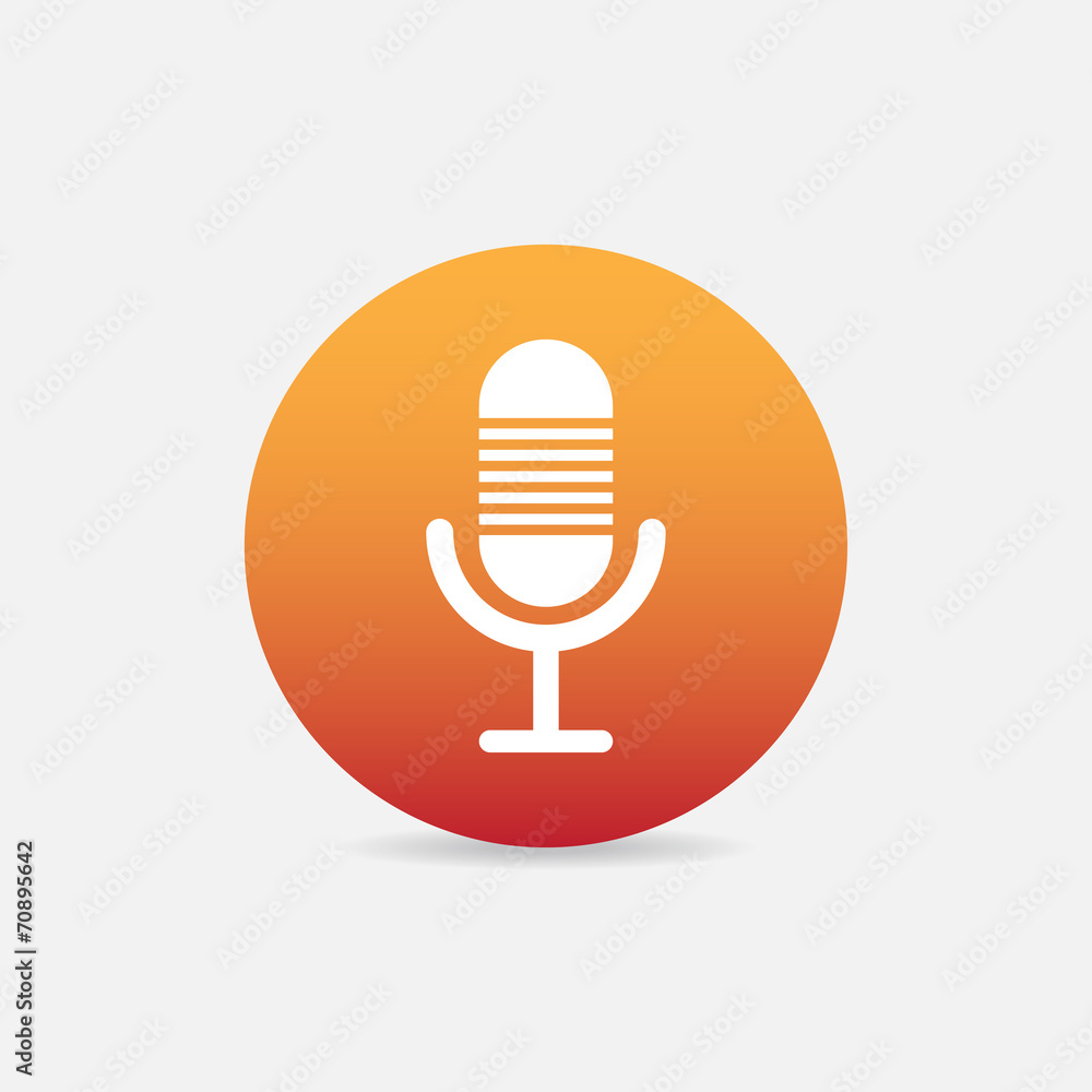 Microphone icon. Microphone icon.