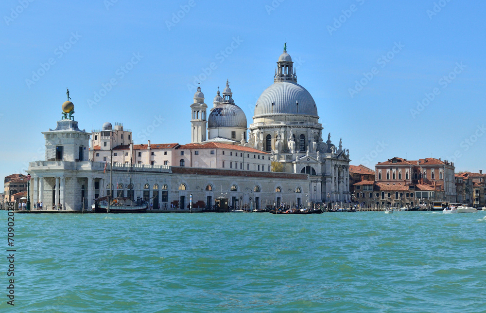 Grand Canal and  Basilica Santa Maria in  Venice