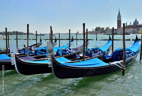 mooring for the gondola in Venice