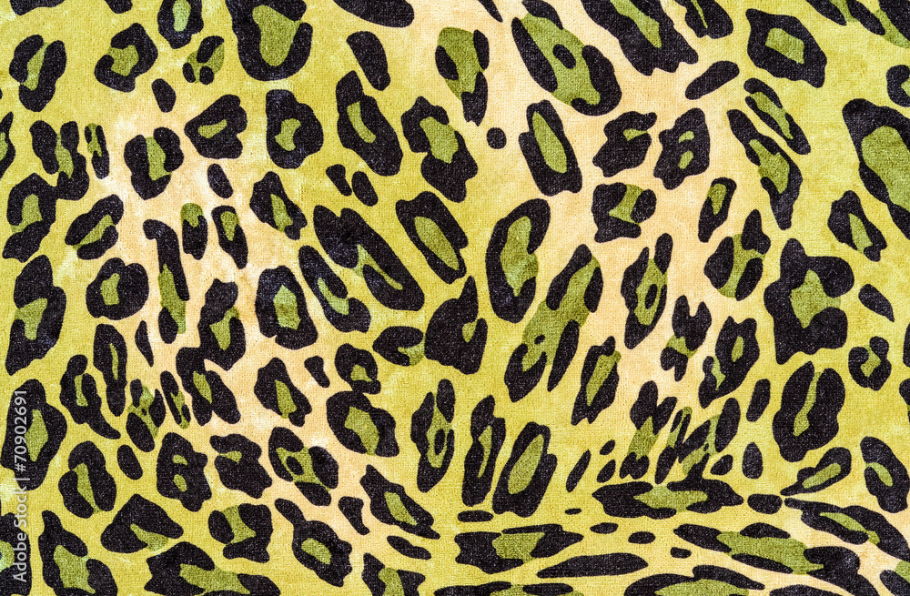 Obraz premium texture of fabric stripes leopard