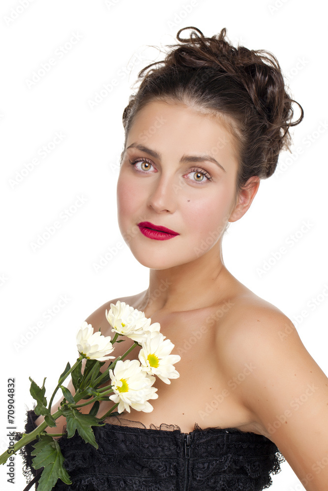 Beauty portrait of young attractive woman Beauty portrait of young attractive woman
