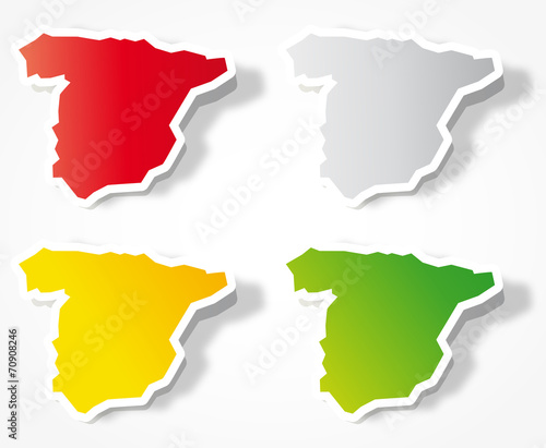 Map of Spain - España mapa