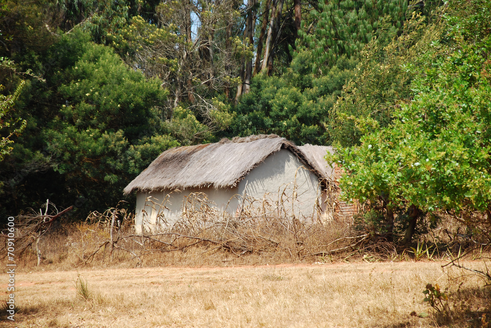 Houses and homes in the Village of Pomerini in Tanzania-Africa Houses and homes in the Village of Pomerini in Tanzania-Africa