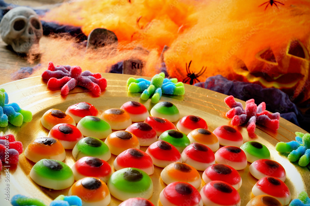 Fototapeta premium Halloween candies