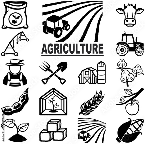 Agriculture icons