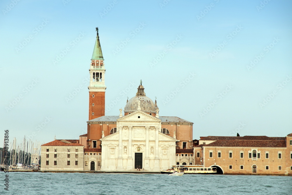 The island of San Giorgio Maggiore, Venice, Italy, Canal Grande