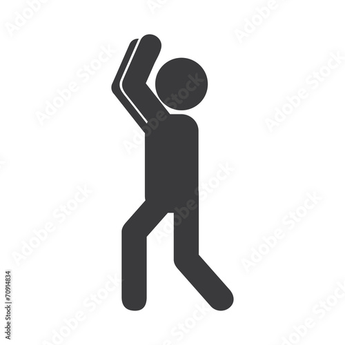 human silhouette design