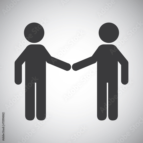 human silhouette design