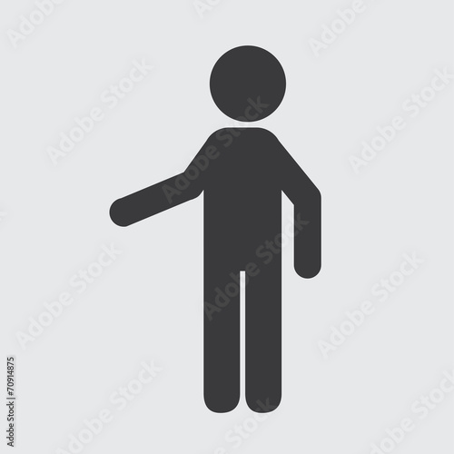 human silhouette design