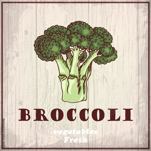 Fresh vegetable of broccoli